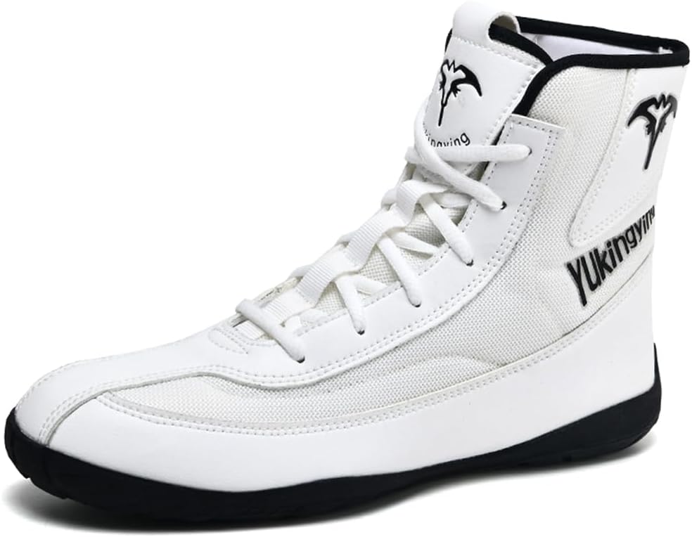 Wrestling Boots Men High Top Boxing Shoes Fighting Fitness Sneaker