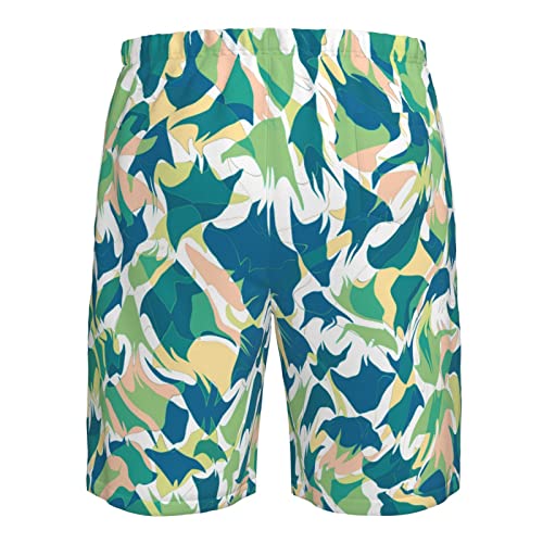 Camouflage Mens Swim Trunks Quick Dry Beach Shorts with Mesh Lining Swimwear,Swimming Trunks with Pockets 6
