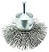 Weiler 10073 3" Circular Flared Crimped Wire End Brush, .020" Steel Fill, Made in the USA