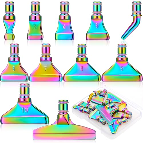 Moxweyeni 11 Pieces Diamond Brush Metal Nibs Kit DIY Diamond