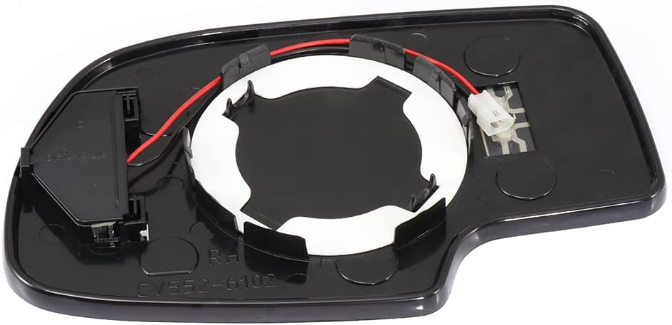 cciyu Door Mirror Glass Right Driver Side Power Heated Signal fit for 2003-2007 For Chevy Silverado Suburban For GMC Sierra Yukon