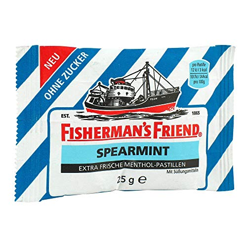 Fisherman's Friend Spearmint Sugar Free Lozenges 25g