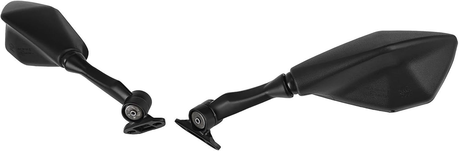 Green-L Pair Black ABS Rear View Side Mirrors with Mountin Hardware Kit Fit for Kawasaki Ninja 300 EX300 2013-2017 ZX6R ZX636 2013-2025