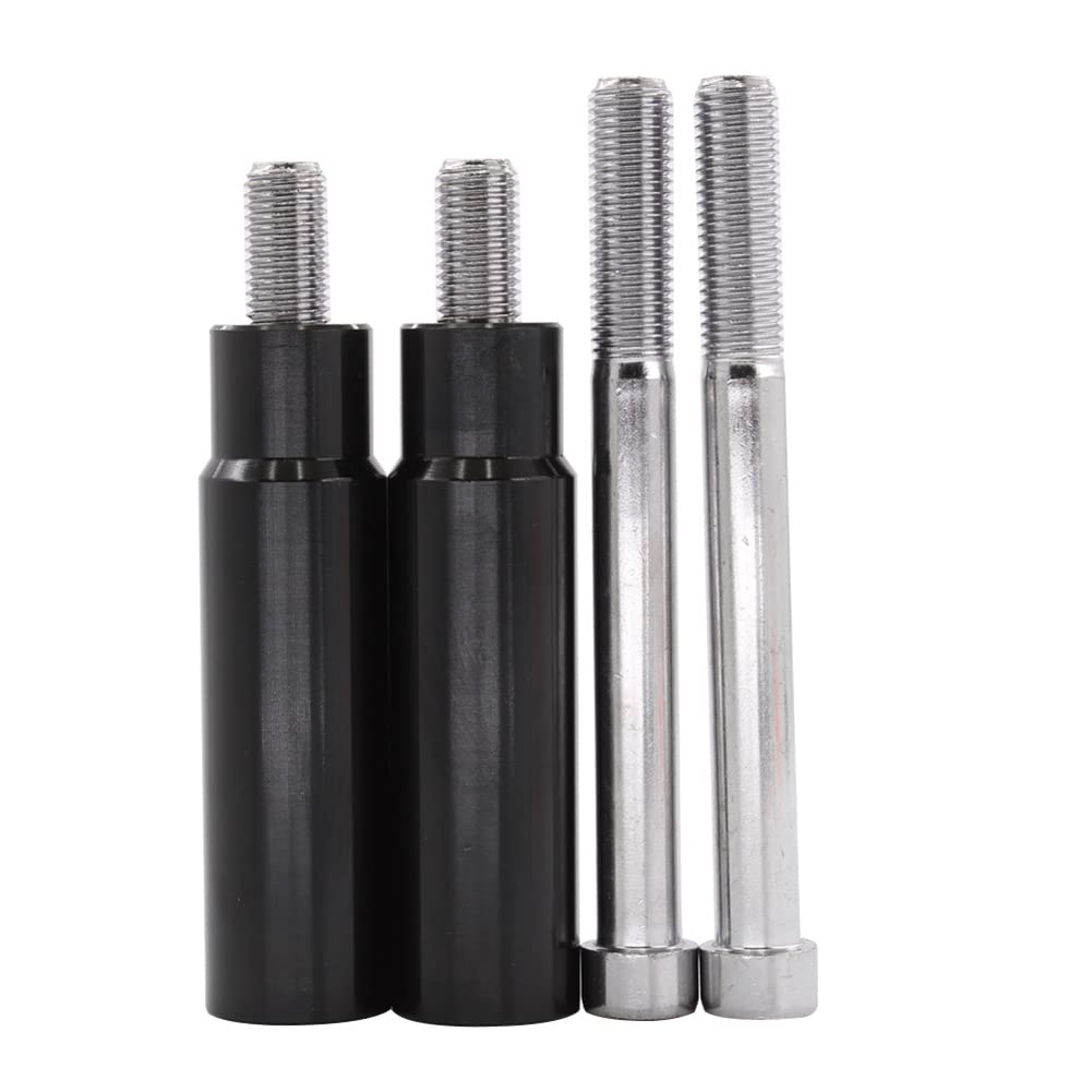 Newsmarts Handlebar Extension Support Bracket GPS Navigation Extender Mount for Kawasaki Z1000SX Ninja1000 2011-2019, H2SX Ninja650 2018-2019, GTR1400 2008-2016, 1 Pair Black