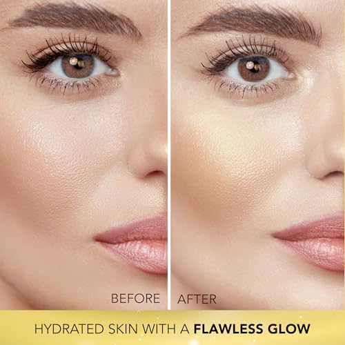 Image of FACES CANADA Strobe Cream Mini- Gold, 18ml | Primer + Highlighter + Moisturizer | Shea Butter & Hyaluronic Acid | Intense Hydration | Flawless Radiant Dewy Skin | Illuminating & Glowing Makeup Base