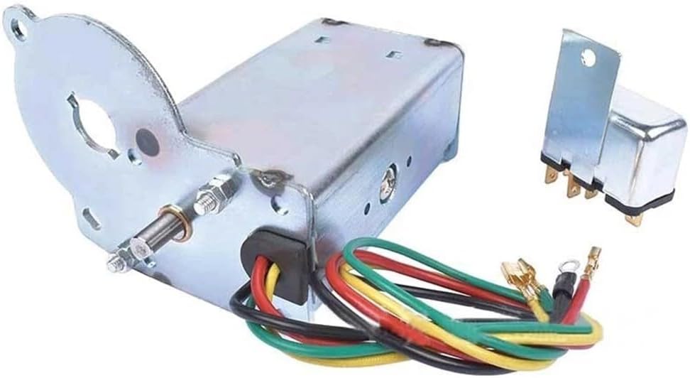 Convertible Top Electric Lift Motor and Relay For Cadillac Models: For Eldorado/For Eldorado Biarritz 1971-1976, OEM: 22049793 9875101 SCZLMRLY, Steel Alloy Construction for Smooth Top Operation