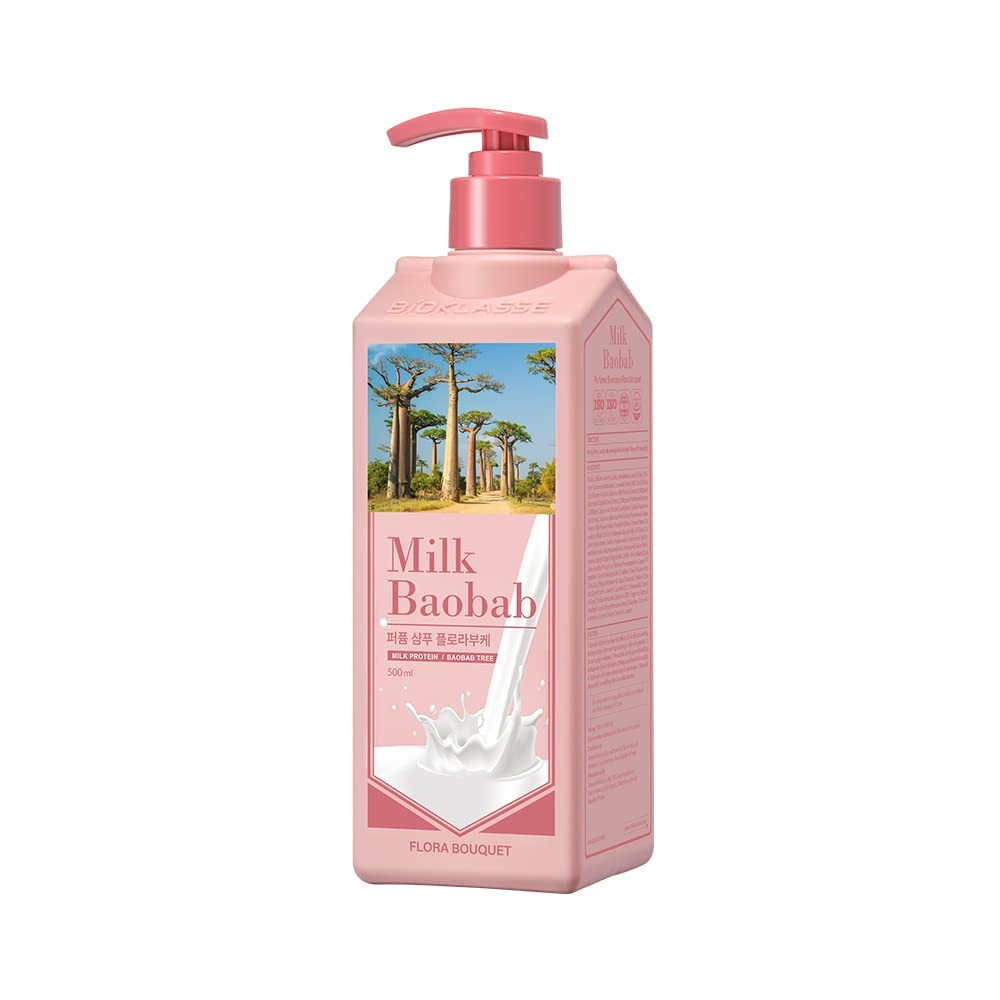 Amazon | ミルクバオバブ【公式】シャンプー (フローラルブーケ, 500ml
