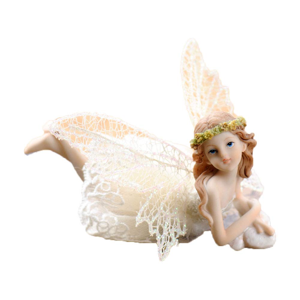 KYUJTYJ European Resin Home Decoration Exquisite Character Children's Room Little Girl Fabric Table Children's