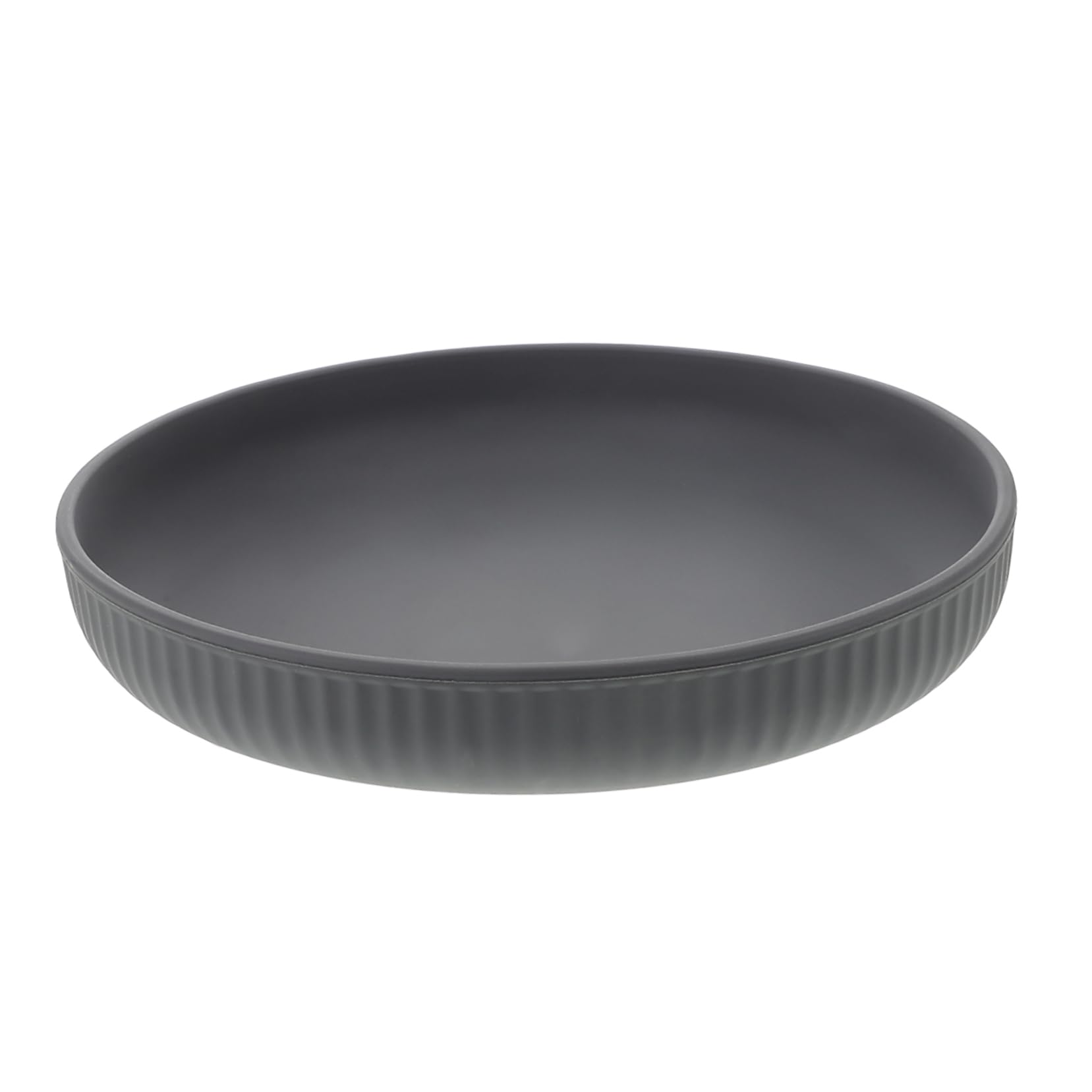 ERINGOGO Large Silicone Plate Suction Cups Elderly Food Bowl Floral Pattern Plate Guard