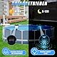 Joycabin 4 Stück Solar Poolbeleuchtung für Frame Pools, LED Pool Beleuchtung mit Farbige Lichter, IP65 Wasserdicht Teichbeleuchtung Solar für Pool Deko,Garten, Treppen,Terrasse, Hof, Frame Pools