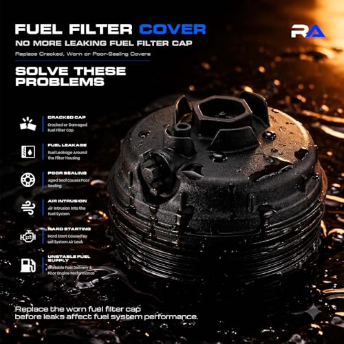 68436815AB Diesel Fuel Filter Housing Emissions Cover Cap Fit for 2019-2024 Dodge Ram 2500 3500 6.7L L6 Cummins Diesel Engine, 2020-2023 Ram 1500 3.0L V6, Water Separator Cap Replace# 68436815AA by RHAOCZIYAUTO - Used condition - Image 5