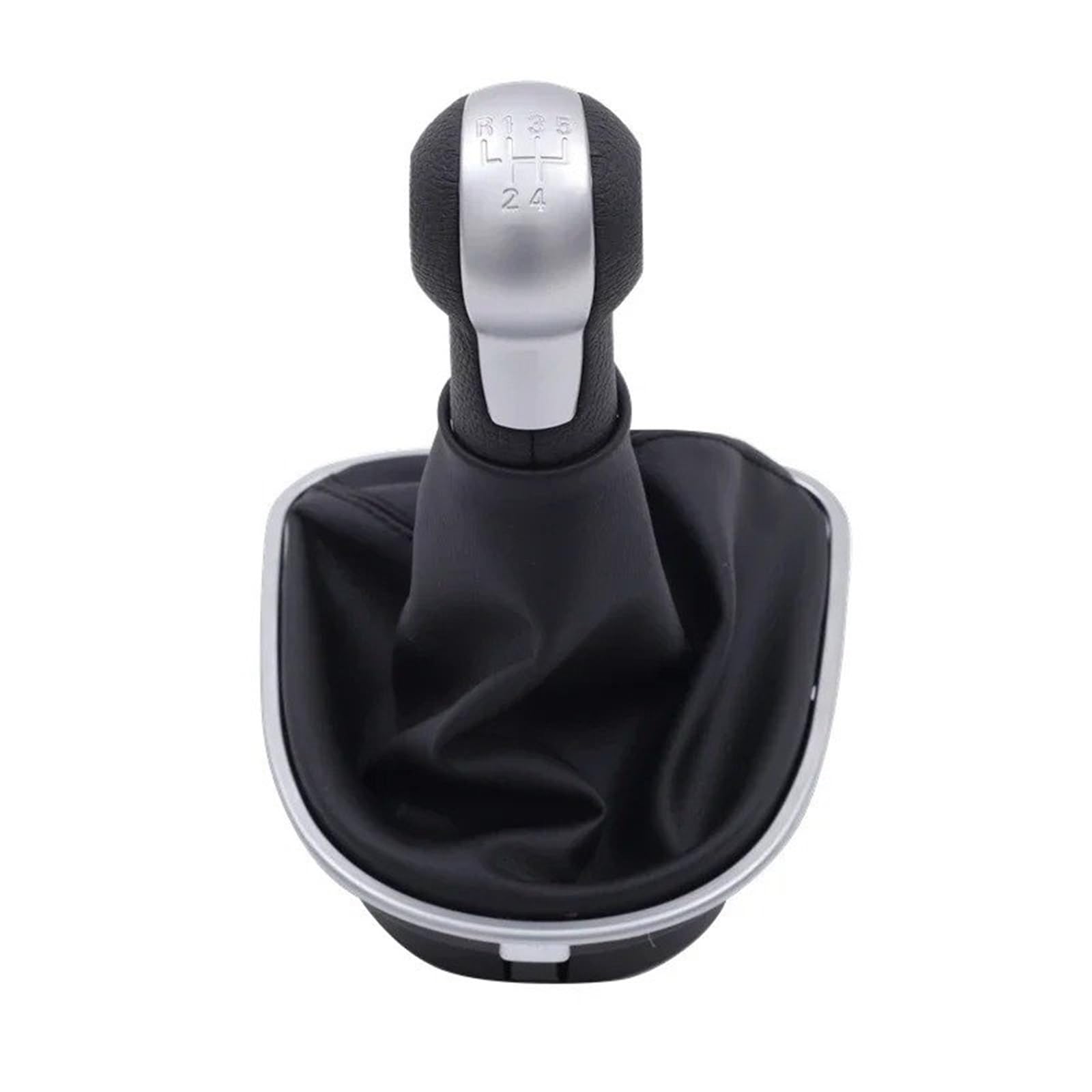 Tnbru 5 Speed Gear Shift Head For Seat For Leon Mk2 1P For Altea Xl For Toledo Mk3 Car Gear Stick Shift Knob With Leather Boot(5 Speed)