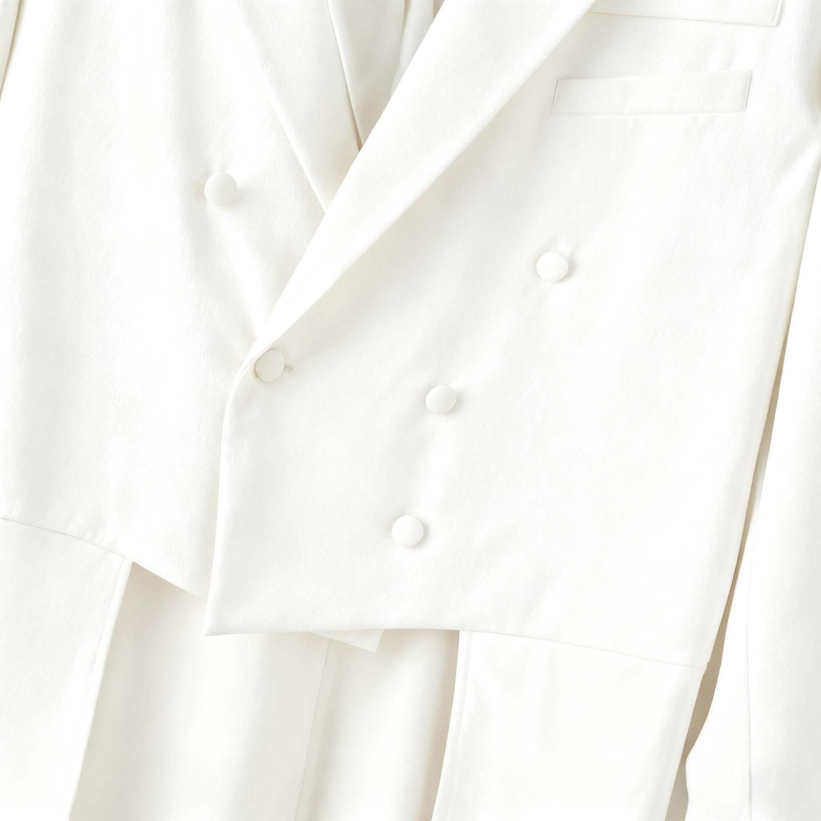 Frack - Giacca da uomo a punta doppia, stile vintage, lunga per smoking, giacca da matrimonio, blazer, giacca per feste, cosplay, abbigliamento lungo, blazer classico