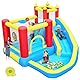 DIYJOTOFUN hüpfburg Kinder mit rutsche und kletterwand, hüpfburg gebläse inklusive, innen und außen hüpfmatratze für Kinder Bouncy Castle 3-10 Jahre 274 x 310 x 218 cm Indoor Outdoor hüpfburgen