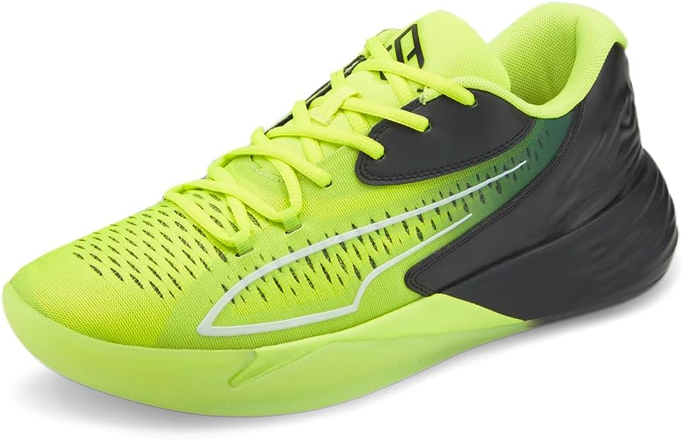 PUMA Womens Stewie 1 Quiet Fire Basketball Sneakers Shoes - Yellow - Size 8.5 M