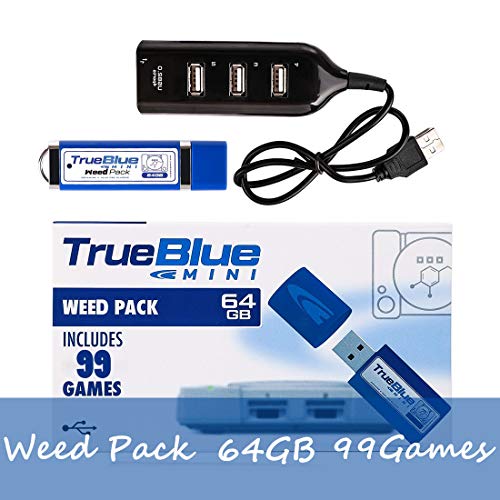 Searchyou True Blue Mini Weed Pack con 64G 99 Juegos para Playstation Classic