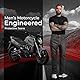 GREAT BIKERS GEAR - Herren Motorradhose mit Aramid-Futter, Motorradhose mit verstärkter Schutzschicht und kostenlosem Knie- und Hüftprotektor.