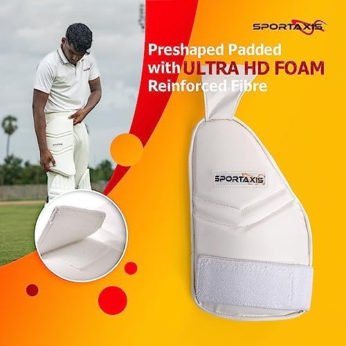 SPORTAXIS Cricket Thigh Guard Pad Set for Adult and Youth for Lower Body Protection
