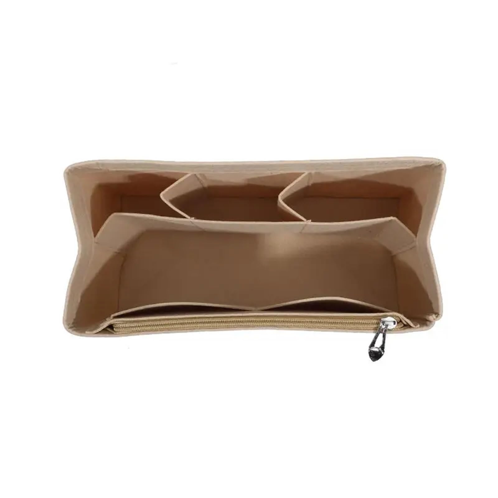 2 uds. Forro de fieltro, bolso organizador, mano, interno, partición bolsillo multicapa para Insertar Cartera
