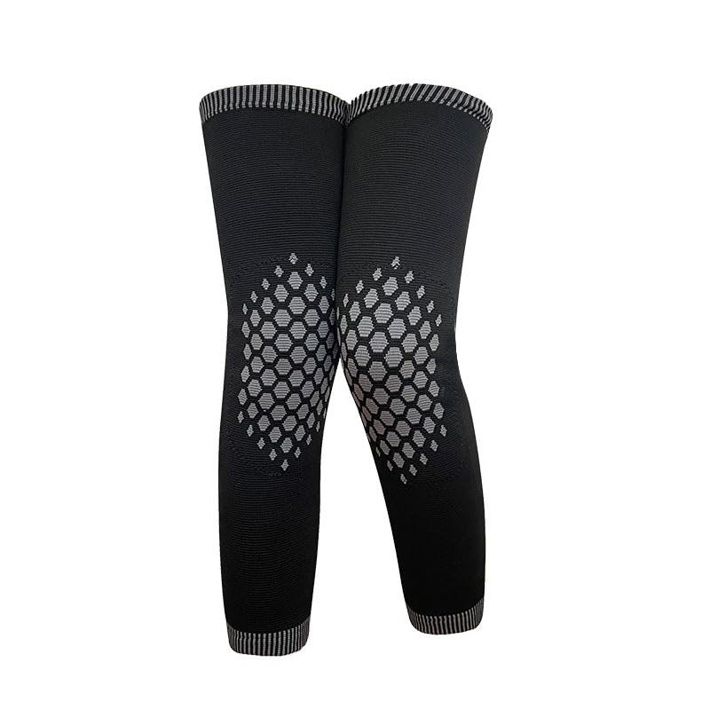 Breathable Knee Pads with Warm Fleece Polyester Padding to Protect The Legs