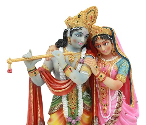 Estatua Radha y Krishna de 8 pulgadas Ebros Gift miniatura 6