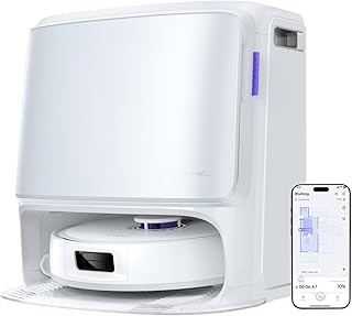 NARWAL Freo Z10 Robot Vacuum Cleaner and Washer with Anti-Tangle System, 15000 Pa, Stand-alone Base, 75°C Cleaning, Automa…