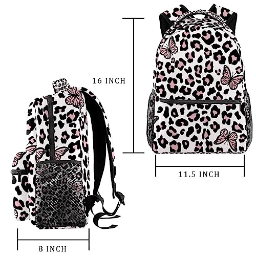 Sac à dos de voyage Campus papillons et léopard multicolore 40cm