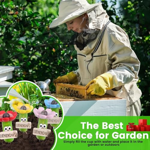 4 Stück Insektentränke, Bienentränke für Den Garten, Insect Drinkers Insekten Tränke für Balkon, Insektentränke Garten, Cups for Bee für Garten, Rasen und Terrasse