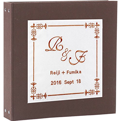 Amazon | 【ウェディング 名入れアルバム】結婚 お名前 刺繍WPポケット