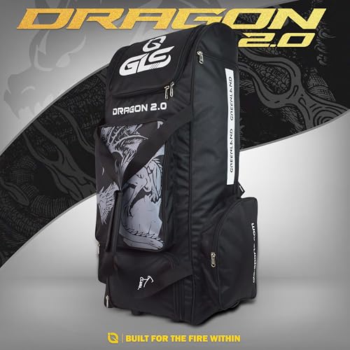 GLS Dragon 2.0 Duffle Cricket Bag with 4 Bat Sleeve, Shoe - Image 3