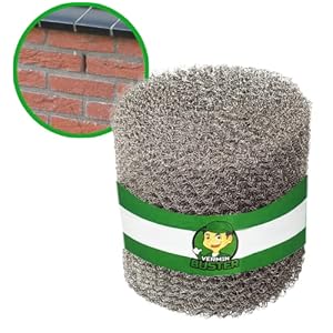 VerminBuster Muizengaas – 1m x 15cm – Rattengaas – RVS Weringsgaas – Stootvoegrooster gaas – Muizenwering – Netnox – Zonder Muizengif (1)