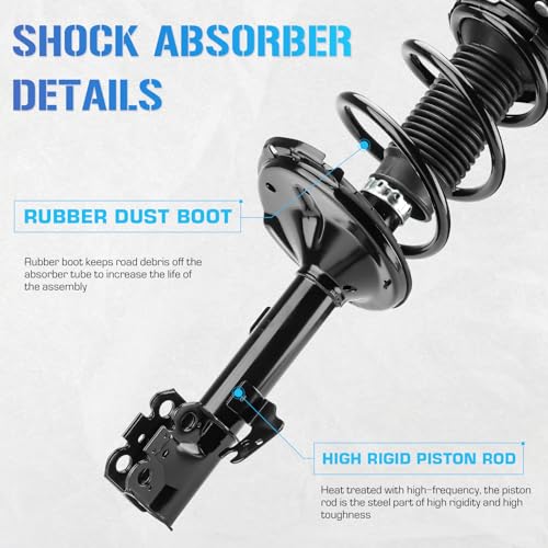 Condition photo showing New/Like New for front strut & sway bar links for 2004-2007 toyota highlander(fwd) no.hybrid
