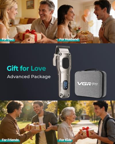 Image of VGRPRO Hair Clippers for Men Professional, Cordless & Corded Barber Clipper