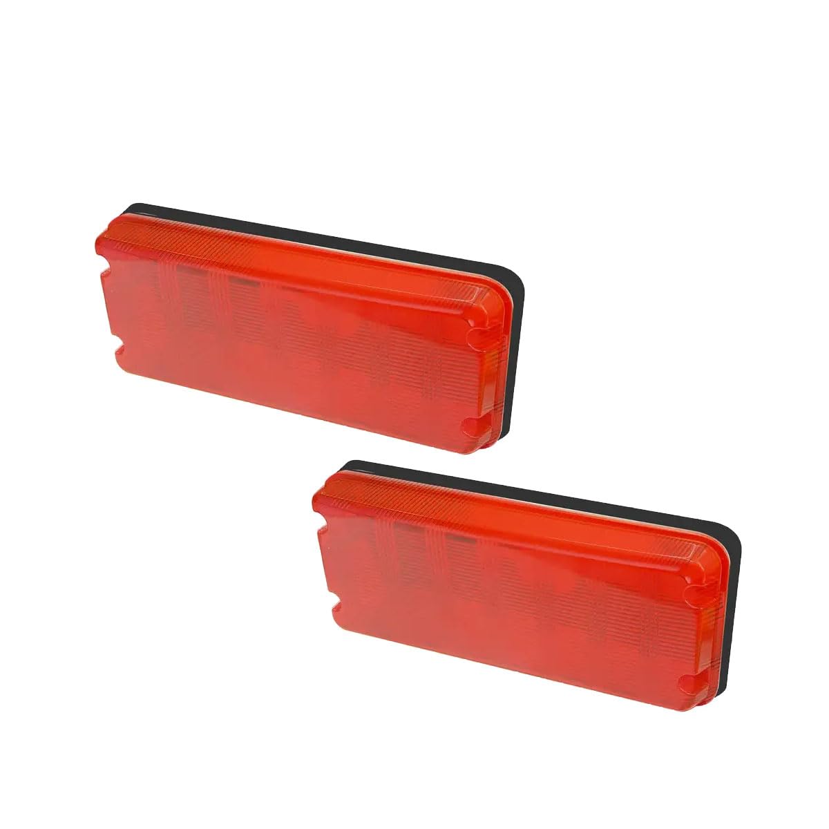 Bright Source Slimline Rectangular LED Bulkhead, Red, IP65 Rated, 10W, 1000lm, 120° Beam Angle, 3CCT Switchable Colour Temperature 3000K 4000K 6000K (2)