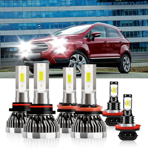 ZYRALUX Compatible For Ford EcoSport 2018-2020 Bulbs 9005 High Beam ...