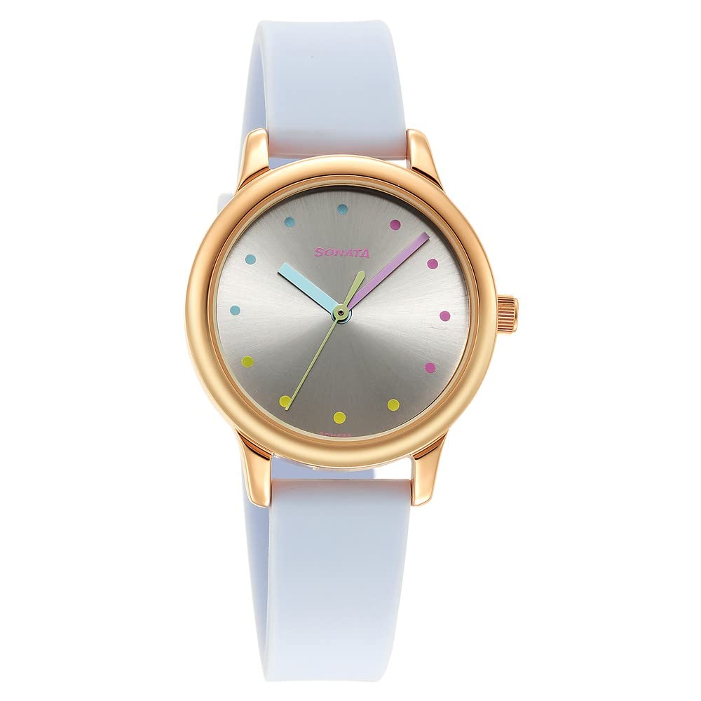 Sonata Splash Silver Dial Women Watch with Plastic Strap-8178WP03 (B0BS3M36HB) Amazon Price History, Amazon Price Tracker