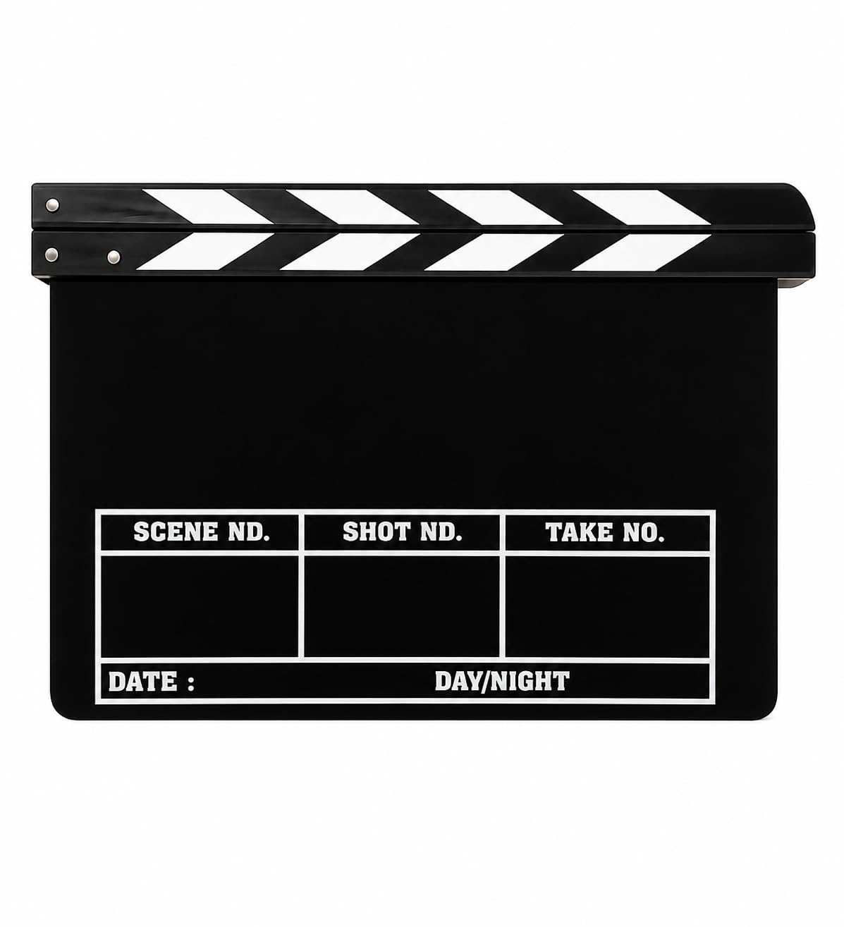 Professional Movie Director Clapboard | Acrylic & Wooden Clapper Board for Film Shooting, Web Series & Events | Scene No,Shot No,Take No,Day/Night | Ideal for Filmmakers, Studios & Videographers-image-20
