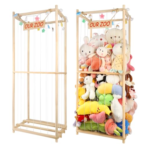 Extra Large Stuffed Animal Storage Wooden Stuff Animal Organizer 63
