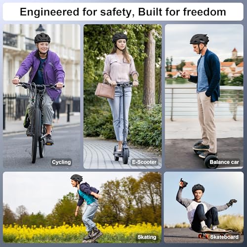 Adult Bike Helmet for Men/Women with Helmet Bag 2 Removable