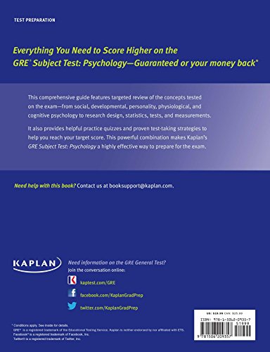 GRE Subject Test: Psychology (Kaplan Test Prep) - Image 2