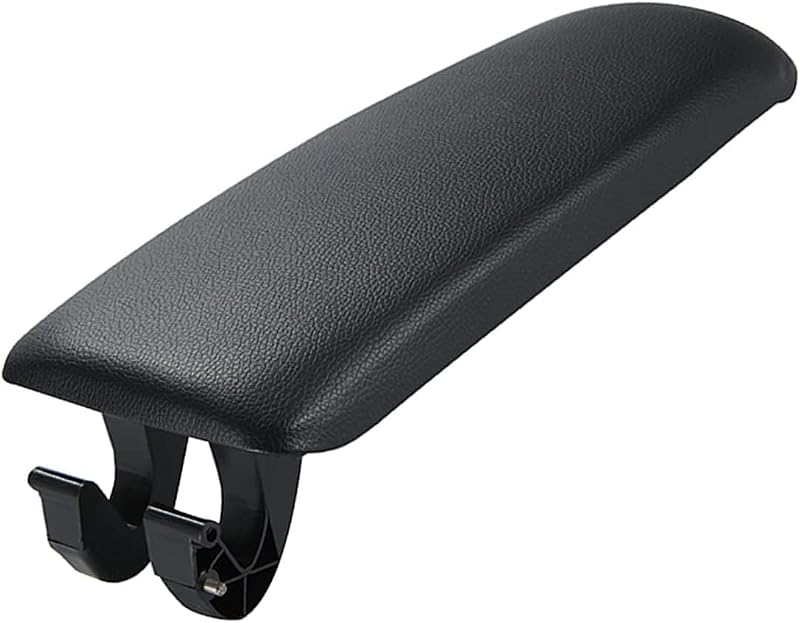 Capa da tampa do apoio de braço do console central Heart Horse para Audi A4 B6/B7 – Preta