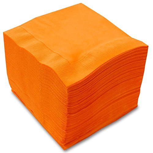 Amazon.co.jp: カラー4折2プライペーパーナプキン「マンダリンオレンジ