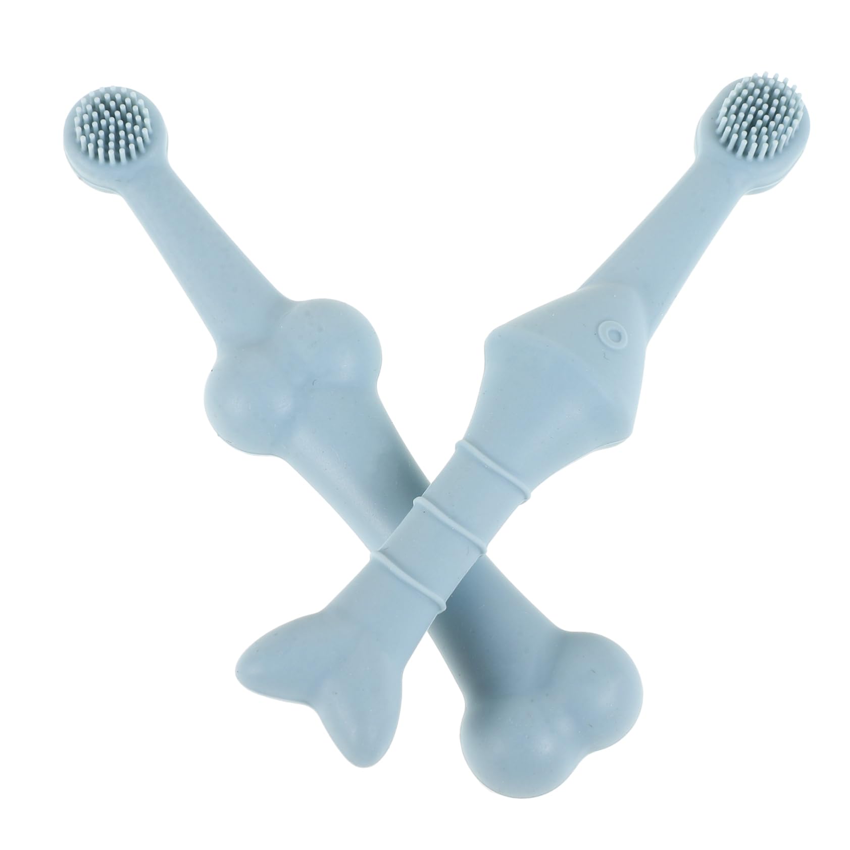 FONDOTIN Silicone Puppy Tooth Brush Set for Small Dogs Cats Pet Toothbrush Kit Finger Brush