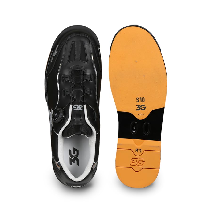 3G Dial Racer Black/Chrome Left Handed Mens Bowling Shoes4