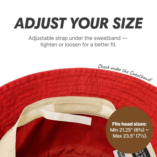Image of Hot Summer Bucket Hat Trendy Cotton Sun Cap for Beach Golf Fishing | Breathable cotton, fun outdoor vacation style, packable boonie design for men and women
