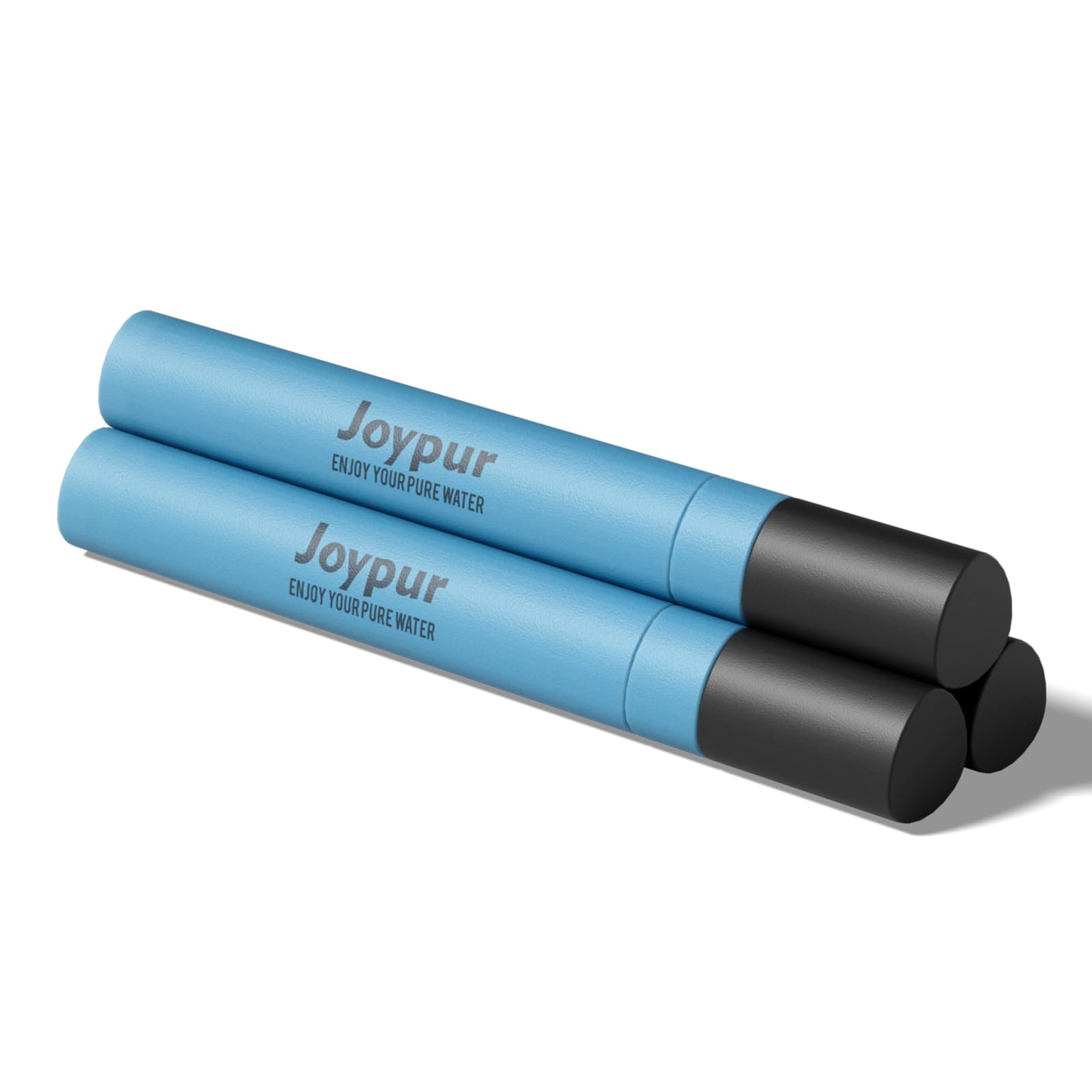 Wasserfilter Outdoor mit Hohlfaser-Ultrafiltration 0,01 µm – tragbarer Trinkwasserfilter als Stift, 20 g leicht, 1000 L Kapazität, ideal für Camping, Wandern & Notfallvorsorge 3er-Pack，Blau