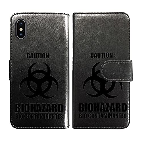 sslink OPPO Reno14 5G �I�b�| �Ή� �蒠�^ �u���b�N �P�[�X �o�C�I�n�U�[�h BIOHAZARD �u���b�N ���S �_�C�A���[�^�C�v ���J�� �J�[�h���[ �t���b�v �J�o�[