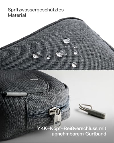Inateck Kabeltasche Elektronik Organizer, Spritzwasserfester Zubehör Tasche – Ansicht 4