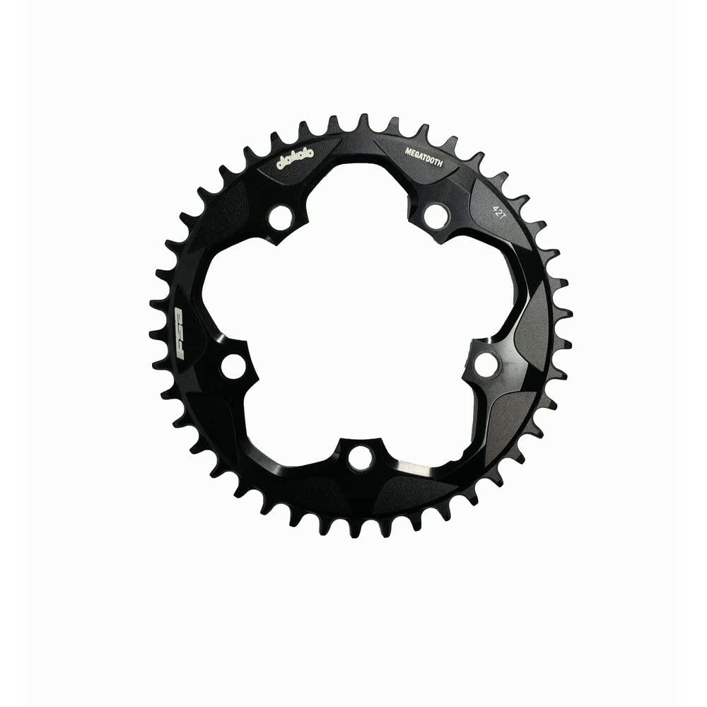 FSA Unisex's Mega Tooth Megatooth CX (1x11, 110Bcd, 40T, V14) Chainring-Black, 110x40T, Size 110