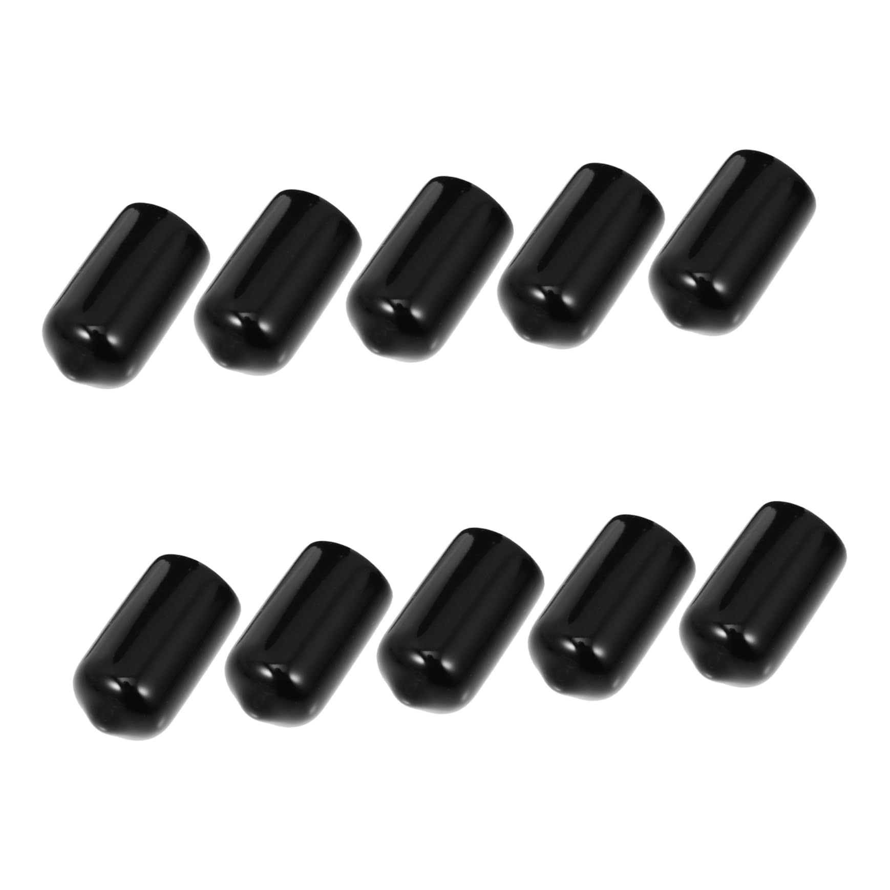 CORHAD Billiard Stick Case 10pcs Mini Covers Snooker Tip Protector Billiard Necessity
